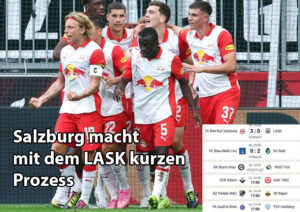 Salzburg macht mit dem LASK kurzen Prozess